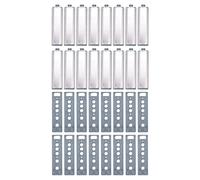 Haofy Pestillo de Empuje para Abrir, Paquete de 16, Cierre de Gabinete con Resorte de Acero Inoxidable 304, No Requiere Manija para Puerta de Armario y Cajón, Fácil Instalación, Funcionamiento Suave