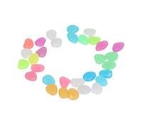 Haofy Piedras Luminosas, Guijarros Fluorescentes de Colores que Emiten un Brillo Vibrante Después de la Exposición a la Luz, Tamaños de 0,5 a 1,5 Pulgadas, Ideales para Caminos de Jardín, Paisajismo