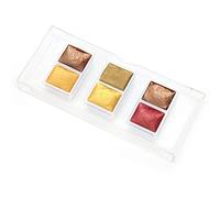 Haofy Pinturas de Acuarela de Colores Brillantes con Buena Transparencia y Difusión para Principiantes, Juego de Acuarela de 6 Colores/Caja para Graffiti y Creación, Caja de Almacenamiento Portátil