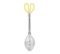 Haofy Pinza de Pesca - Cuchara Coladora Doble de Acero Inoxidable, Mango Antideslizante, Herramienta de Pesca, Diseño Resistente a la Corrosión, Característica del Equipo de