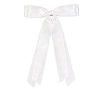 Haofy Pinza para el Pelo de Satén de Doble Capa, Lazos para el Pelo de Cinta Sedosa con Pinza de Cocodrilo, Accesorio para el Cabello Elegante Hecho a Mano de Sujeción Segura para Mujeres, Niñas y
