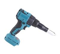 Haofy Pistola Remachadora Inalámbrica sin Escobillas para Batería BL1815 de 18 V de 3,2 a 4,8 Mm con LED para Trabajos de Alta Resistencia, Operación con una Sola Mano, Enfriamiento Rápido para