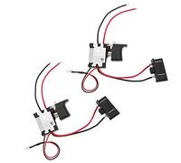 Haofy Placa de Circuito de Interruptor de Llave Eléctrica, 2 uds., con Regulación Continua de Velocidad para Bricolaje, Accesorio de Interruptor Maestro de Plástico ABS