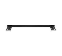 Haofy Placa Protectora para Pestillo de Puerta, Refuerza el área del Cerrojo contra Ataques de Palanca, Construcción de Acero Inoxidable Negro para Mayor Resistencia, 2 Piezas con 6 Tornillos para