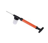 Haofy Plumero de Tierra de Diatomeas Pulverizador de Polvo de Acero Inoxidable Poste Telescópico de 4 Pies 3 Modos de Pulverización Esfuerzo Reducido del 80% para Jardín Almacén Techo Zócalo (Orange)