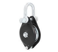 Haofy Polea de Grillete Giratorio, Gancho de Elevación de Acero de Aleación Fuerte para Polea de Grúa de Velero, Capacidad de Carga de 0,4 T, Amplia Aplicación