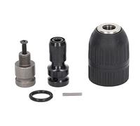 Haofy Portabrocas con Llave de Impacto Autoapretada con Adaptador para Taladros Eléctricos, Portabrocas sin Llave Autoblocante de Acero Al Carbono ABS