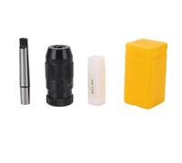 Haofy Portabrocas Manual sin Llave de 1 a 16 Mm para Herramientas de Perforación Autoajustables con Vástago MT2, Compacto y Portátil