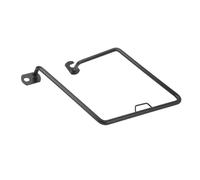 Haofy Portaequipajes Lateral para Motocicleta, Soporte de Alta Resistencia para W400 W650 W800, Metal Duradero para Necesidades de Almacenamiento (Izquierda)