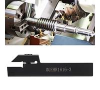 Haofy Portaherramientas de Torneado de Torno MGEHR1616-3, Resistente a la Corrosión con Acabado de Superficie Lisa, Ideal para Aplicaciones de Torneado de Precisión