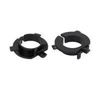 Haofy Portalámparas de Faros LED Profesionales, Resistente a la Corrosión, Fácil Instalación para Conversión de Faros de Automóvil, Material ABS, Ideal para Hebillas de Base LED H7