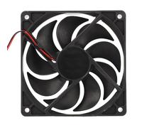 Haofy Portátil Al Aire Libre Accionado Solar de 10W 12V 2A de la Fan Dual Plástica del Silicio para el Gallinero