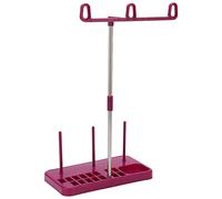 Haofy Portes de Subprocesos, Máquina de Coser Stand Presente Algo Organizador de la Máquina de Coser de Bordado para Principiantes Color Púrpura