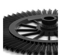 Haofy Potente Escoba Aspiradora 2 en 1, Barredora Manual de Alta Eficiencia, Máquina de Limpieza para Limpieza del Hogar, Acero Inoxidable PP 26,5 Oz (con un paño)