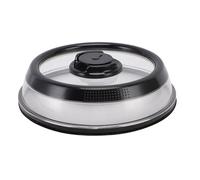 Haofy Presione Tipo de Aspiración Vacuum Airta Tapa de Alimentos Reutilizable Cubierta de Placa de Plástico una Prensa para la Frescura de (S tamaño 7 27 cm / 10.6in)