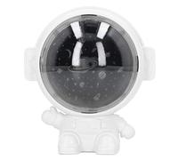 Haofy Proyector de Astronauta Luz de Estrella Giratorio Carga USB Proyector de Astronauta Luz de Estrella con Función de Música 5V 1A Película Deslizante Reemplazable (Blanco)