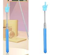 Haofy Puntero Retráctil para Profesores, Punta de Acero Inoxidable para Lectura de Dedos para Niños, para Aprendizaje en el Aula