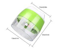 Haofy Rallador de Verduras en Espiral, Acero Inoxidable ABS, Herramienta Manual Altamente Eficiente para Espiralizar Fácilmente Zanahorias, Pepinos, Calabacines y Más (GREEN)