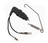 Haofy Reemplazo del Interruptor de Luz de Freno para YBR125 2007-2014, Conjunto de Interruptor de Parada Trasera de Motocicleta con Resorte, Componente Eléctrico de 12 V para de