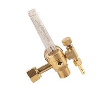 Haofy Regulador de Argón Ajuste Manual Medidor de Flujo de Gas de Soldadura Confiable Reductor de Presión para Soldadura TIG Hecho de Latón 1 Unidad