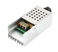 Haofy Regulador de Voltaje Eléctrico SCR para Control de Velocidad, Controlador de Temperatura para Carga de Resistencia, Atenuador Fácil de Usar para Motores de CA Monofásicos, Ideal para Lámparas de