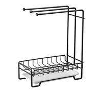 Haofy Rejilla para Secar Paños de Cocina, Soporte para Esponja, Drenaje de Hierro, Antideslizante, Estable, Ahorro de Espacio, Trapo, Organizador de Esponja para Cocina