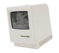 Haofy Reloj Despertador de Píxeles Vintage ABS 4.3x3.1 Pulgadas Reloj de Escritorio USB Inspirado en Computadora 1200 MAh Funcionamiento Silencioso con Batería para Escritorio de