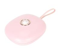 Haofy Reloj Despertador Vibratorio Vibración de 3 Niveles 3AA Pantalla Digital LED Portátil con Batería Alarma Dual con Repetición Despertador Silencioso para Personas Que Duermen Mucho (Rose Pink)