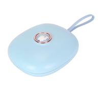 Haofy Reloj Despertador Vibratorio Vibración de 3 Niveles 3AA Pantalla Digital LED Portátil con Batería Alarma Dual con Repetición Despertador Silencioso para Personas Que Duermen Mucho (Cielo Azul)