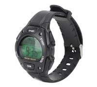 Haofy Reloj Electrónico, Cómodo, Impermeable, Resistente Al Desgaste, Gran Pantalla LED, Reloj Deportivo Digital para Correr (Black)