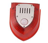 Haofy Repelente de Animales con Alarma Solar, 3 Modos con Luz Sonora, Sirena, Dispositivo de Seguridad para Exteriores con Energía Solar para Huerto, Jardín de té, Granja de Villa