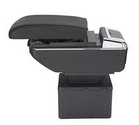 Haofy Reposabrazos Universal para Consola Central de Coche, Ajustable con Interfaz USB, Fabricado con Materiales ABS de Calidad, Antidesgaste, Firme y Duradero