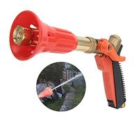 Haofy Rociador Agrícola de Manguera de Alta Presión, Material de Cobre con Boquilla de Cerámica, Cabezal Rociador de Jardín para Riego con Alcance de 10 M y Ergonómico