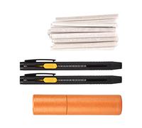 Haofy Rotulador de Tiza para Sastre Marcador de Tiza para Costura Marcado Ajustable Fácilmente con 20 Recambios para Tejidos de Gamuza de Punto de Algodón Perfecto para Modistas y Sastres Durante