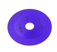Haofy Rueda de Corte de Diamante Eficiente y Duradera para Pulir Azulejos de Cerámica de Vidrio, Hoja de Sierra Delgada de 4 Pulgadas para Cortar Botellas de Vidrio (PURPLE)