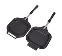 Haofy Sartén de Doble Cara, Utensilios de Cocina Antiadherentes de Aleación de Aluminio para Filetes, Tortillas y Panqueques Perfectos, Ideal para Chefs Caseros y Amantes del Desayuno