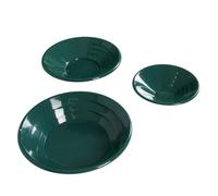 Haofy Sartén de Oro Tradicional de Color Verde Brillante Duradero para Minería de Oro 3pcs para Panorámica Manual