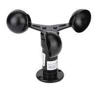 Haofy Sensor de Velocidad del Viento Anemómetro de Viento de Aleación de Aluminio 0 a 30 M S Salida de 0 a 10 V Medición de 360 grados IP45 para Estación Meteorológica Granja Marina Monitoreo Al