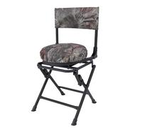 Haofy Silla de Camping Portátil, Asiento Giratorio de 360 Grados con Marco de Hierro de Tela Oxford 600D para Pesca, Senderismo, Picnic, Eventos, Diseño Plegable Compacto Que Ofrece un de Dirección