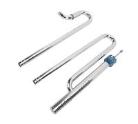 Haofy Skimmer de Superficie para Acuario, Tubo de Filtro de Acero Inoxidable de 11,81 Pulgadas, Tubo de Entrada y Salida Giratorio