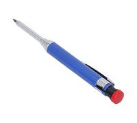 Haofy Solvoso Fabricante de Agujeros Profundos, Lápiz Mecánico de Carpintería ABS Pesado y Material de Metal para Contratistas, Aficionados, Masones con Afirmador Incorporado (BLUE)