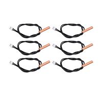 Haofy Sonda de Sensor de Temperatura de 10 K, 10 Piezas de Termistor Impermeable de Cobre de PVC para Aire Acondicionado, Refrigerador, Dispensador de Agua, Horno de Secado, Incubadora, Adecuado