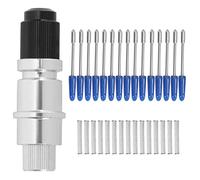 Haofy Soporte CB09 + Juego de 15 Cuchillas de 60°, Herramienta de Corte Pulida Ultrafina para Trazador Cortador de Vinilo, Funcionamiento Suave, Adecuado para Pegatinas y PVC, Material de Carburo