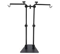 Haofy Soporte de Lámpara para Reptiles, Base de Lámpara de Gancho Doble Ajustable de Metal para Accesorio de Recinto de Tanque de Terrario