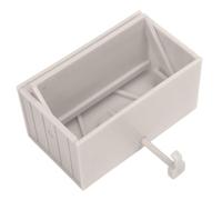 Haofy Soporte de Llave de Garaje para Automóviles con Puerta de Apertura, Soporte de Llave de Pared de la Pared ABS para Entrada, Estante de Llaves de Instalación Fácil, Decoración (color albaricoque)