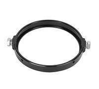 Haofy Soporte de Montaje para Faros Delanteros, Ligero, de Alta Calidad, de 5,75 Pulgadas, Fácil de Instalar, para Coche y Motocicleta, Color Plateado (BLACK)