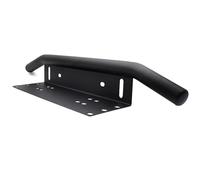 Haofy Soporte de Montaje Universal Duradero para Placa de Matrícula Delantera de Coche, Apto para, Soporte de Foco LED para Parrilla Delantera, Aleación de Aluminio, Negro para Automóviles