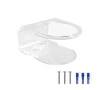 Haofy Soporte de Pared para Estante de Enrutador, Soporte de Enrutador WiFi PMMA con Organizador de Cables, Montaje con Tornillos, 15,5 X 11,5 X 8,1 Cm para Deco X20 X60, Almacenamiento de Pared de