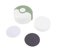 Haofy Soporte para Filtro de café, Estante de Almacenamiento Redondo de Material PP con Cubierta a Prueba de Polvo para Cafetería, Mostrador de Oficina, Organizador que Ahorra Espacio, Soporte para