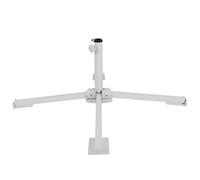 Haofy Soporte para Paraguas con Base para Exteriores, Acero Pintado, Soporte para Paraguas Portátil Ajustable, Diseño Plegable para Uso en la Playa y el Patio